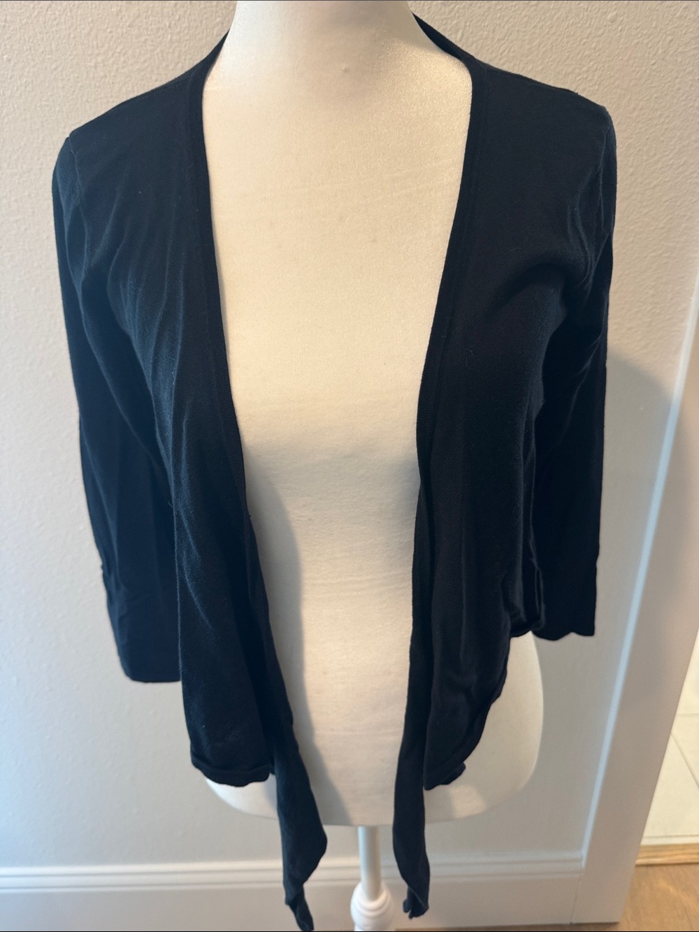 BCBG MaxAzaria black wrap sweater